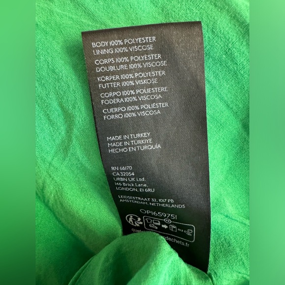 18W Anthropologie Jacquard Bubble Dress-Festive green textured floral dresss 18W - Picture 10 of 11